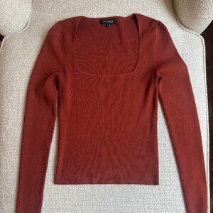 INTERMIX Long Sleeve Top, Size Small